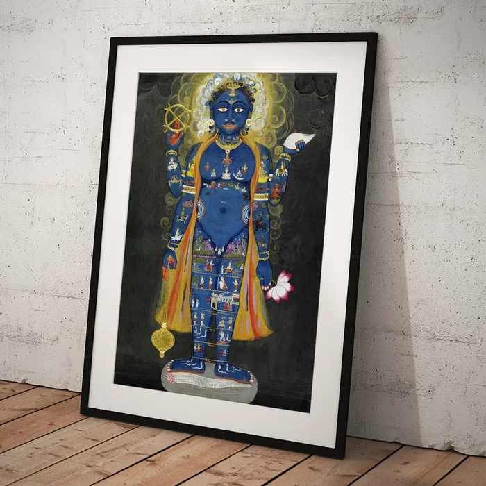 Yoga, Vishnu Vishvarupa Art Print
