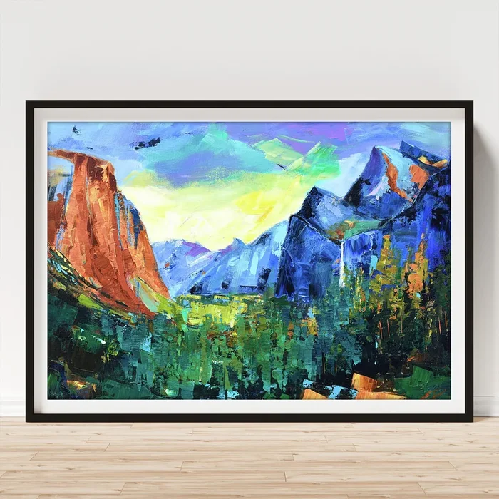 Yosemite Valley – Tunnel View Art Print
