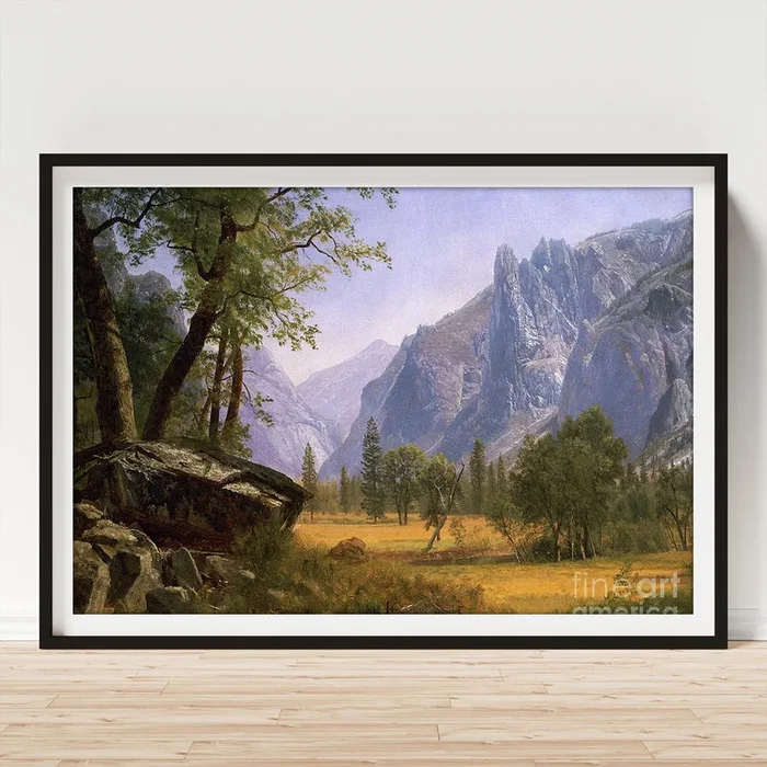 Yosemite Valley by Bierstadt Art Print