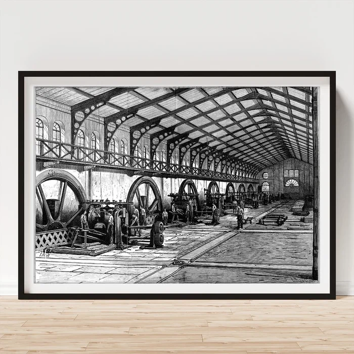 Zinc Rolling Mills Art Print