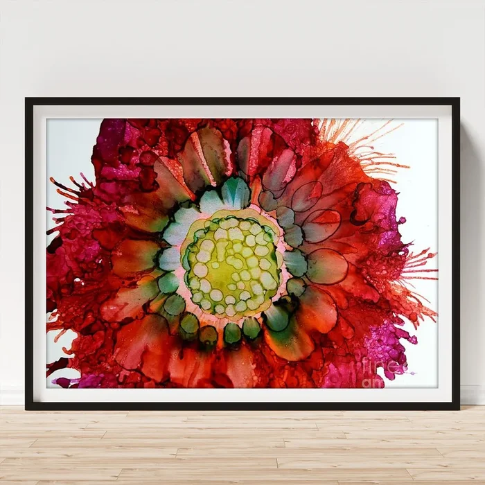 Zinna Harvest Art Print