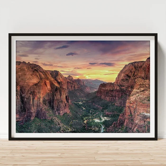 Zion Canyon National Park #5 Art Print