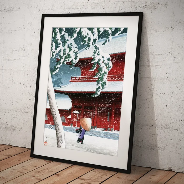 Zojoji Temple, Shiba Art Print