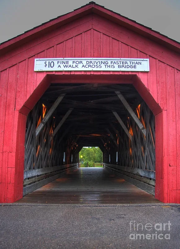 Zumbrota Minnesota Historic Covered Bridge 1